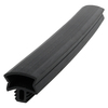 Door gasket profile 164-AE in Black, Inside View. Replacement fridge door gasket produced by DSU Fridge Seal BV. Material type: Extended life profile.