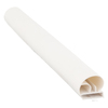 Door gasket profile 10-AC in White, Outside View. Replacement fridge door gasket produced by DSU Fridge Seal BV.