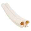 Door gasket profile 141-SIL in White, Outside View. Replacement fridge door gasket produced by DSU Fridge Seal BV.