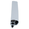 Door gasket profile 73-M in Grey, Front View. Replacement fridge door gasket produced by DSU Fridge Seal BV.