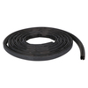 Door gasket profile 51-AE in Black, Front View. Replacement fridge door gasket produced by DSU Fridge Seal BV. Material type: Extended life profile.