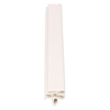Door gasket profile 416-M in White, Front View. Replacement fridge door gasket produced by DSU Fridge Seal BV.