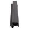 Door gasket profile 81-M in Black, Front View. Replacement fridge door gasket produced by DSU Fridge Seal BV.