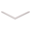 Door gasket profile 238-M in Grey, Front View. Replacement fridge door gasket produced by DSU Fridge Seal BV.