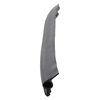 Door gasket profile 66-SIL in Black, Front View. Replacement fridge door gasket produced by DSU Fridge Seal BV.