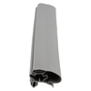 Door gasket profile 276-ME in Dark Grey, Front View. Replacement fridge door gasket produced by DSU Fridge Seal BV. Material type: Extended life profile.