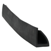 Door gasket profile 55-A in Black, Outside View. Replacement fridge door gasket produced by DSU Fridge Seal BV.