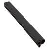 Door gasket profile 73-M in Black, Outside View. Replacement fridge door gasket produced by DSU Fridge Seal BV.