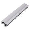 Door gasket profile 62-AS in Grey, Inside View. Replacement fridge door gasket produced by DSU Fridge Seal BV. Material type: Soft PVC profile.