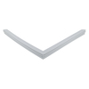 Door gasket profile 71-MS in Grey, Front View. Replacement fridge door gasket produced by DSU Fridge Seal BV. Material type: Soft PVC profile.