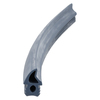 Door gasket profile 50-SIL in Light Grey, Front View. Replacement fridge door gasket produced by DSU Fridge Seal BV.