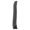 Door gasket profile 114 in Black, Front View. Replacement fridge door gasket produced by DSU Fridge Seal BV.
