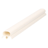Door gasket profile 20-AS in White, Inside View. Replacement fridge door gasket produced by DSU Fridge Seal BV. Material type: Soft PVC profile.
