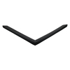 Door gasket profile 370-MS in Black, Front View. Replacement fridge door gasket produced by DSU Fridge Seal BV. Material type: Soft PVC profile.