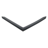 Door gasket profile 73-M in Dark Grey, Front View. Replacement fridge door gasket produced by DSU Fridge Seal BV.