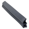 Door gasket profile 49-SIL in Black, Outside View. Replacement fridge door gasket produced by DSU Fridge Seal BV.