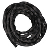Door gasket profile 44-A in Black, Top View. Replacement fridge door gasket produced by DSU Fridge Seal BV.