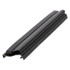 Door gasket profile 129-M in Black, Inside View. Replacement fridge door gasket produced by DSU Fridge Seal BV.
