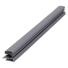 Door gasket profile 18-MC in Dark Grey, Inside View. Replacement fridge door gasket produced by DSU Fridge Seal BV.