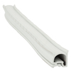 Door gasket profile 53-A in White, Outside View. Replacement fridge door gasket produced by DSU Fridge Seal BV.