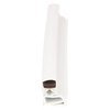 Door gasket profile 100-M in White, Front View. Replacement fridge door gasket produced by DSU Fridge Seal BV.
