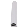 Door gasket profile 122-AS in Grey, Front View. Replacement fridge door gasket produced by DSU Fridge Seal BV. Material type: Soft PVC profile.