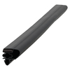 Door gasket profile 73-MS in Black, Inside View. Replacement fridge door gasket produced by DSU Fridge Seal BV. Material type: Soft PVC profile.