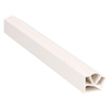 Door gasket profile 8-A in White, Outside View. Replacement fridge door gasket produced by DSU Fridge Seal BV.