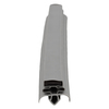 Door gasket profile 34-ME in Dark Grey, Front View. Replacement fridge door gasket produced by DSU Fridge Seal BV. Material type: Extended life profile.