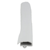 Door gasket profile 64-SIL in Grey, Front View. Replacement fridge door gasket produced by DSU Fridge Seal BV.