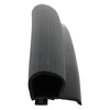 Door gasket profile 850-A in Black, Front View. Replacement fridge door gasket produced by DSU Fridge Seal BV.
