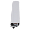 Door gasket profile 32-M in Grey, Front View. Replacement fridge door gasket produced by DSU Fridge Seal BV.