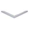 Door gasket profile 170-M in Grey, Front View. Replacement fridge door gasket produced by DSU Fridge Seal BV.