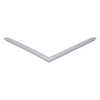 Door gasket profile 36-A in Grey, Front View. Replacement fridge door gasket produced by DSU Fridge Seal BV.