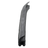 Door gasket profile 55-SIL in Black, Front View. Replacement fridge door gasket produced by DSU Fridge Seal BV.