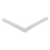 Door gasket profile 199-ME in Light Grey, Front View. Replacement fridge door gasket produced by DSU Fridge Seal BV. Material type: Extended life profile.