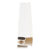 Door gasket profile 105-M in White, Front View. Replacement fridge door gasket produced by DSU Fridge Seal BV.
