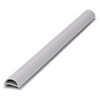 Door gasket profile 102-AS in Grey, Inside View. Replacement fridge door gasket produced by DSU Fridge Seal BV. Material type: Soft PVC profile.