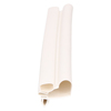 Door gasket profile 30-R in White, Front View. Replacement fridge door gasket produced by DSU Fridge Seal BV.