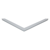 Door gasket profile 32-MS in Grey, Front View. Replacement fridge door gasket produced by DSU Fridge Seal BV. Material type: Soft PVC profile.