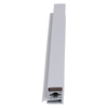 Door gasket profile 18-MC in Grey, Front View. Replacement fridge door gasket produced by DSU Fridge Seal BV.