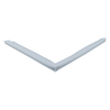 Door gasket profile 372-M in Grey, Front View. Replacement fridge door gasket produced by DSU Fridge Seal BV.