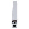Door gasket profile 71-M in Grey, Front View. Replacement fridge door gasket produced by DSU Fridge Seal BV.