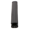 Door gasket profile 51-AE in Black, Front View. Replacement fridge door gasket produced by DSU Fridge Seal BV. Material type: Extended life profile.