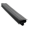 Door gasket profile 196-ME in Black, Outside View. Replacement fridge door gasket produced by DSU Fridge Seal BV. Material type: Extended life profile.