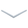 Door gasket profile 10-A in Grey, Front View. Replacement fridge door gasket produced by DSU Fridge Seal BV.