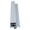 Door gasket profile 372-M in Grey, Front View. Replacement fridge door gasket produced by DSU Fridge Seal BV.