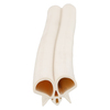 Door gasket profile 141-SIL in White, Front View. Replacement fridge door gasket produced by DSU Fridge Seal BV.