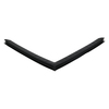 Door gasket profile 500-ME in Black, Front View. Replacement fridge door gasket produced by DSU Fridge Seal BV. Material type: Extended life profile.
