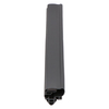 Door gasket profile 322-M in Black, Front View. Replacement fridge door gasket produced by DSU Fridge Seal BV.